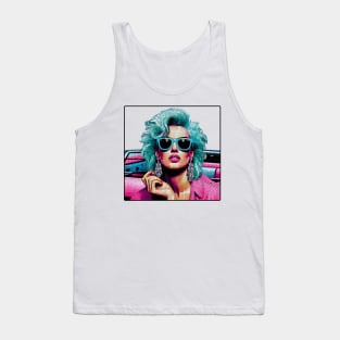 Pop Art, Her Pose | Catsie Cat Tank Top